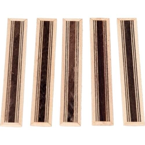 5x Guitar Bridge Inlay Wood Tie Blocks Frame Series New Design
