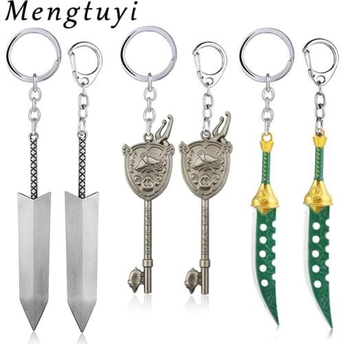 Anime The Seven Deadly Sins Escanor Rhitta Keychain Weapon Key Chain Nanatsu no Taizai Axe Bottle Opener Pendant For Men Gift