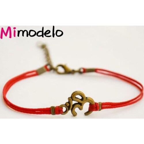 Custom-Simple Bracelet OM Meditation Yogi Lotus OHM Seven Chakra Bracelet Adjustable Handmade Jewelry for Women