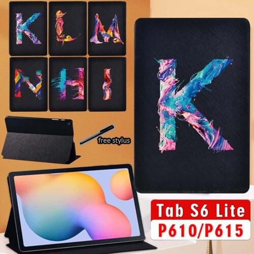Tablet Case for Samsung Galaxy Tab S6 Lite 2020 10.4 Inch Folding Stand Case Protective Shell for SM-T610,SM-T615