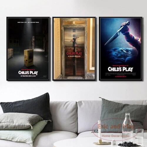 Childs Play 2019 Classic Movie Art Painting Vintage Canvas Poster Wall Home Decor