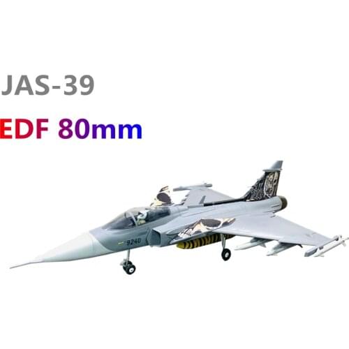 Quality RC Airplane 80mm EDF Jet JAS-39 Plane Toy Model