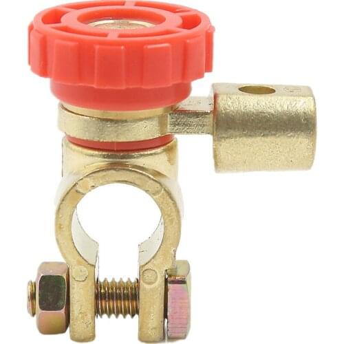 L Shape Battery Terminal Link Switch Quick Cut-off Disconnect For Car Truck Part For 17mm Diameter Pile Head Auto