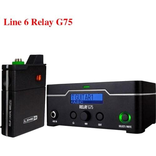 Line 6 Relay G75 Wireless Guitar System 2.4 GHz,transmitter and receiver