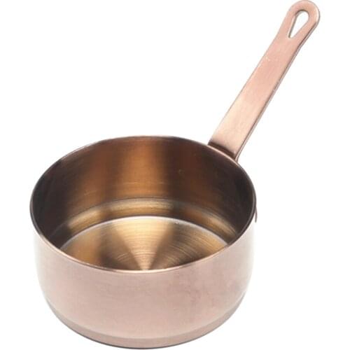 Mini Stainless Steel Sauce Pan Milk Butter Warmer Pan Cookware Pot Portable