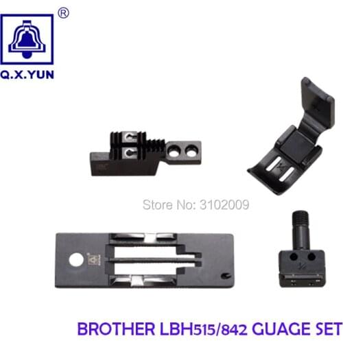 Industrial Sewing Machine Spare Parts Double Needle Gauge Set For Brother 842/831 LH 515 Guage Set