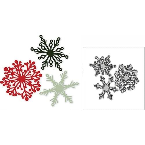 New Christmas Various Snowflake 2020 Metal Cutting Dies for DIY Scrapbooking and Card Making Decorative Embossing Craft No Stamp