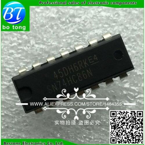 20PCS SN74HC86N DIP14 SN74HC86 DIP 74HC86N 74HC86 new and original IC