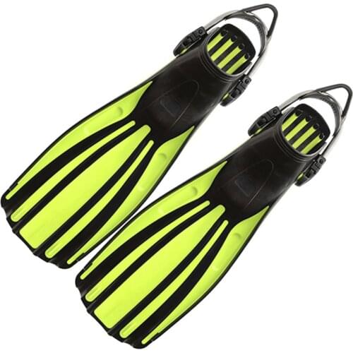 Snorkeling Diving Swimming Fins Flippers Quick Release Open Heel Flippers Free-Diving Lung Equipment Frog Shoes Deep Diving Foot