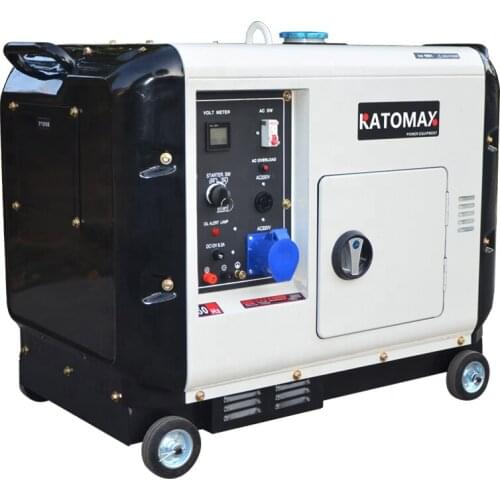 Portable hotsale 5000w silent diesel generator quick delivery date