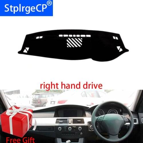 Car Dashboard Cover Mat for BMW 5 series 2004 2005 2006-2010 Right Hand Drive Dashmat Pad Dash Mat Covers Dashboard Accessories