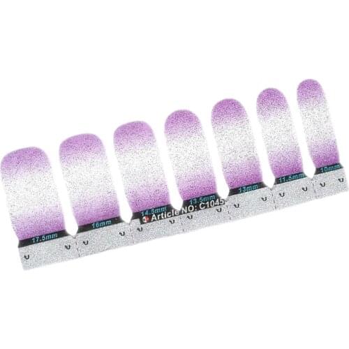 Glitter Shimmer Manicure Nail Sticker Metallic Waterproof Manicure Decals Charms