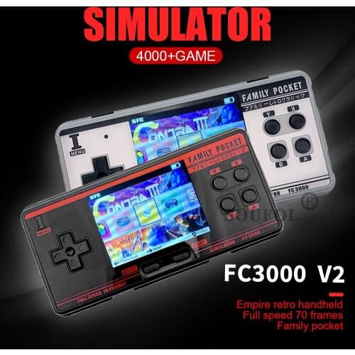Retro Mini TV Console Handheld Game Console Simulator Video Gaming 4000+Classic Games AV Out For Kids Adults Dropshipping