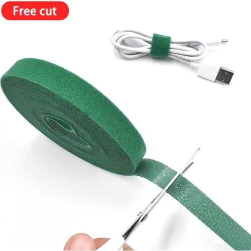 New 1.5*500cm Magical Glue Self-Adhesive Plant Bandage Nylon Ultra-thin Paste Cable Management Fiber Optic Bristle Cable Ties