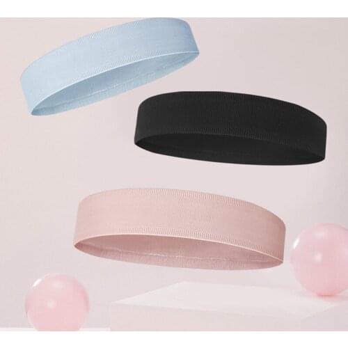 Sport Sweatband Seamless Headband Fitness Yoga Ice Silk Non-Slip Summer Hairband Breathable Female Sweat-Absorbent Men Running