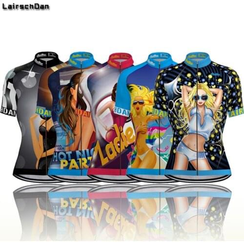 SPTGRVO Sexy Girl Summer Cycling Jersey Women Short Sleeve Bike Jersey Female MTB Road Bicycle Shirt Racing Ladies Ropa Ciclismo