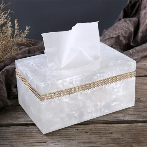 NEWYEARNEW Fashion Resin Tissue Storage Holder Box Europe Home Decoration Wedding Gift Free Shipping