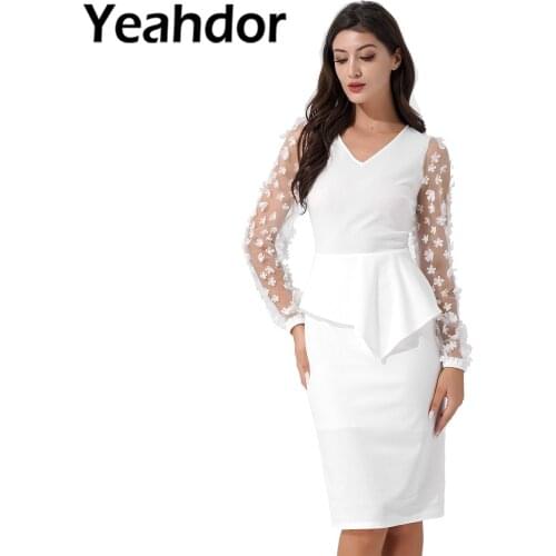 Women Elegant Bodycon Dress Sexy V Neck Pencil Dress Vestidos Femme Evening Gown Wedding Party Bridesmaid Summer Womens Dresses