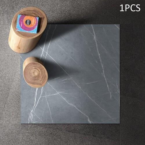 1/5/10pcs Marble Vinyl Film Self Adhesive Waterproof Tile Stickers for Bathroom Kitchen Floor Wallpaper PVC Material