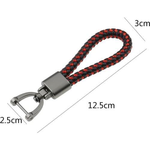 1pc Car interior accessories keychain key chain keyring holder for volvo xc90 v40 v50 xc40 c30 s40 s60 xc60 metal braided rope