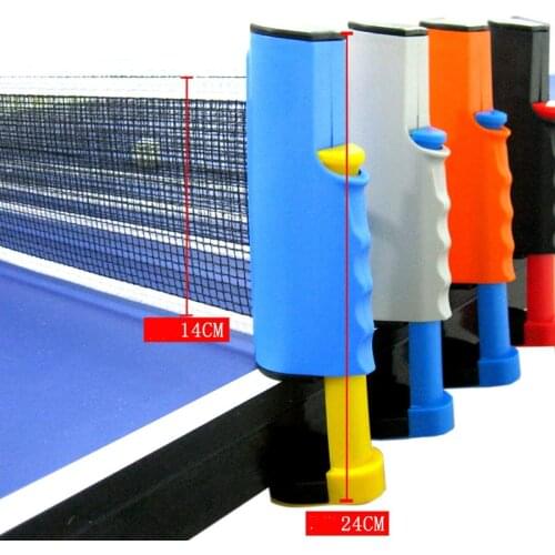 Free Delivery Portable Table Tennis Net Rack Telescopic Net Post Table Tennis Net Frame Retractable Net Frame Competition Train