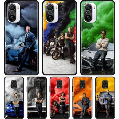 Fast and Furious Moive Phone Case For Redmi K40 K30 pro Funda Black Cover For Redmi Note 10 Pro Max 9 8 7 9T 8T 9s Coque TPU
