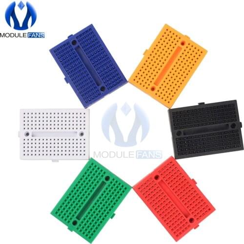 Mini Solderless Prototype Experiment Test Breadboard 170 Tie points 35*47*8.5mm For Arduino Diy Kit Electronic