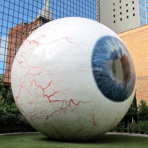 Personalized giant inflatable eyeball for halloween decoration toys