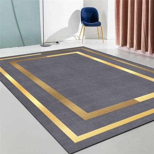 Korean-Style Rug Scandinavian Minimalist Solid Color Gray Red Carpet Living Room Bedroom Bed Blanket Door Kitchen Floor Mat