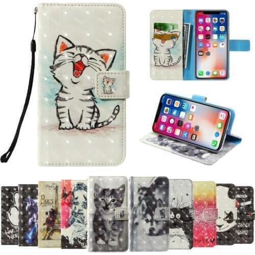 3D flip wallet Leather case For Alcatel APPRISE 3L 2020 Blackview BV6300 BV9900E BQ 5045L 6030G Practic Wallet Phone Cases