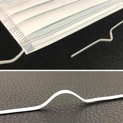 100/500pcs 10cm Face Mask With Lanyard Sub-Strap Elastic Cord Nose Bridge Nose Clips DIY Face Mask Elastic Band Mask Nose Bridge
