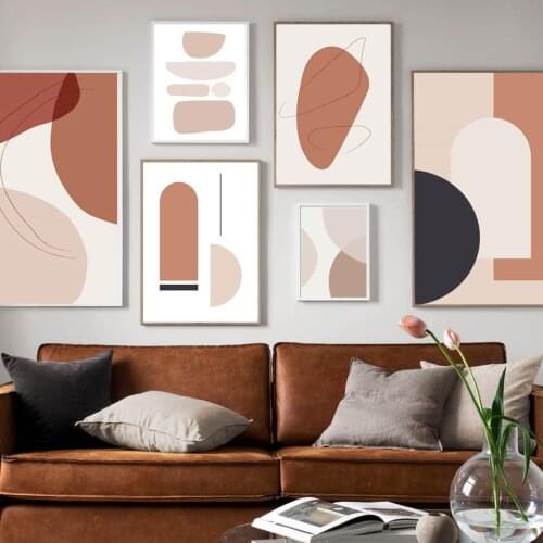 Minimalism Abstract Line Geometric Wall Art Canvas Painting Nordic Canvas Posters And Prints Decoration Pictures For Living Room