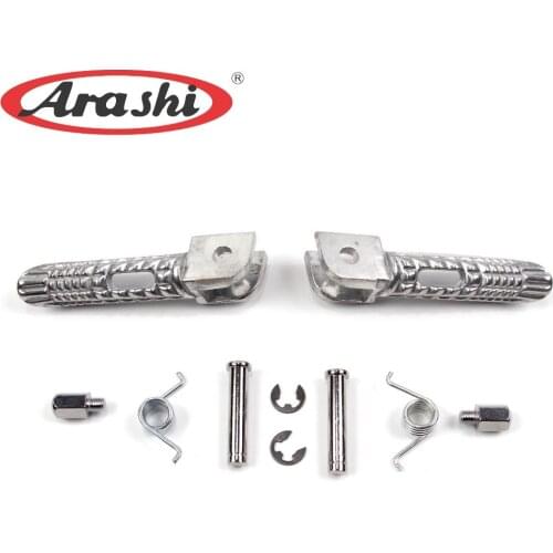ARASHI Motorcycle Front Foot Pegs Footrest Pedals For Suzuki B-KING 1300 2008 - 2013 BKING B KING 2009 2010 2011 2012 Brackets