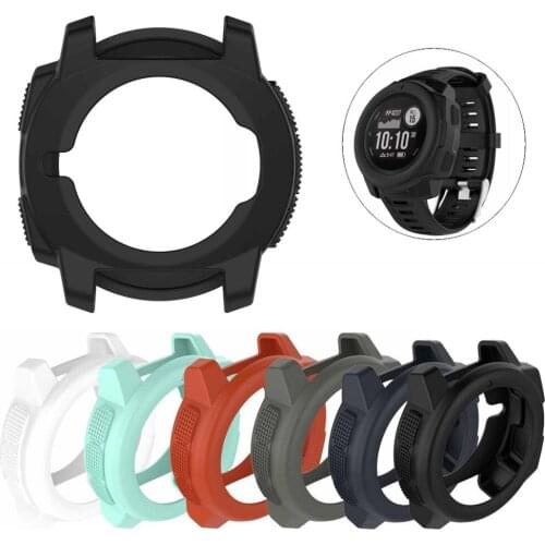 Soft Ultra-Slim TPU Protection Silicone Full For Garmin instinct Case Cove Smart watch Protective accessories