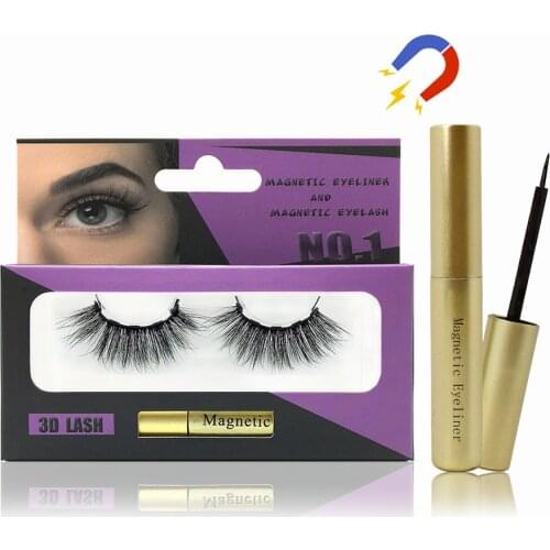 Set Magnets False Eyelash Magnetic Liquid Eyeliner Magnetic False Eyelashes Set Waterproof Long Lasting Eyelash Extension Tools