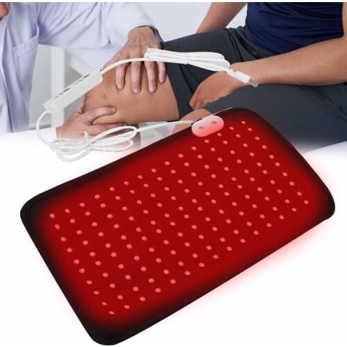 Knee Red Light Therapy Device Pain Relieve Near Infrared Heating Pad For Arthritis Legs Care Warmer Protection Health Massager