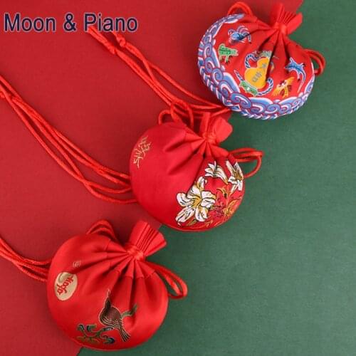 Personalized Sachet Brocade Safe Blessing Bag Fashion Portable Bedroom Decoration Car Hanging Small Objects Woman Jewelry Sachet