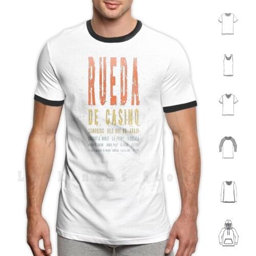 Rueda De Casino-Salsa Dance Gift T Shirt DIY Cotton Big Size S-6xl Rueda De Casino Dancewear Cuban Salsa Music Rueda De