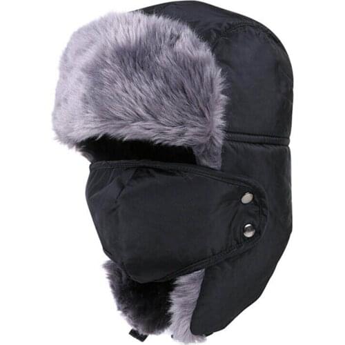 2020 Unisex Winter Plush Hats Outdoor Cold-Proof Ear Warm Caps Windproof Thick Warm Caps For Women Men Cycling Gorro Enfermera