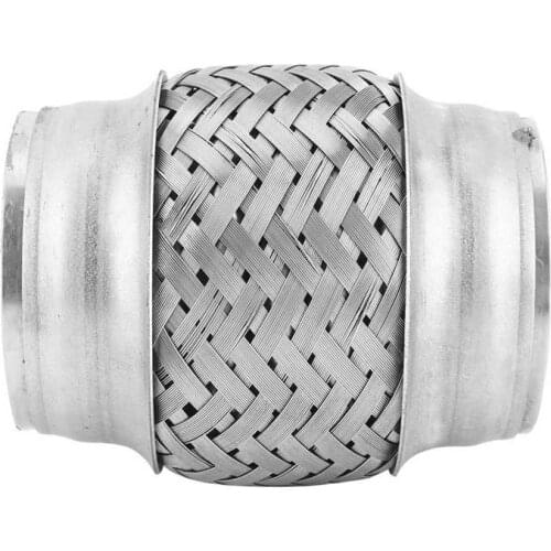 Exhaust manifold exhaust pipe connector Universal Exhaust Pipe Bellows Stainless Steel Braiding Flexible Hose 2.5in Dia 4in