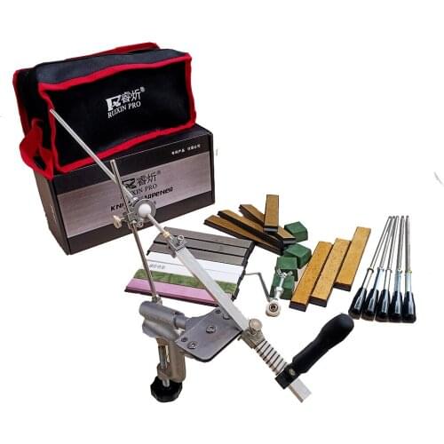 NEW Iron Steel Home Kitchen Knife Sharpener Professional Fixed Sharpening Tools Fix-Angle 120-10000Grit Stones Whetstone