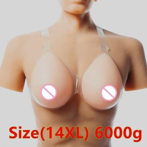 Crossdresser Huge Breast Form 6000g/pair Silicone Breast Prosthesis Drag Queen Shemale Transgender Breast Fake Artificial Boobs