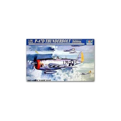 Trumpeter 1/32 scale model 02263 Republican P-47D thunderbolt Bubbletop fighter