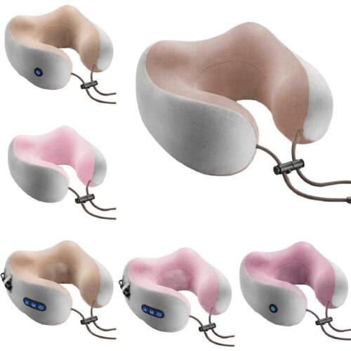 Neck Pillow U-Shape Super Soft Memory Foam Car Head Chin Support Cushion Pillow u-shaped Memory Foam Headrest Car Neck Pillow