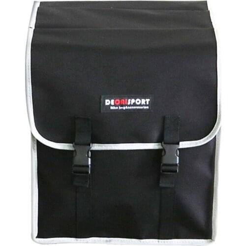 Bike Pannier Bags Rear Rack Bike Trunk Bag With Rain Cover Reflective Stripe Waterproof Bike Rear Seat Panniers Pack For Cycling