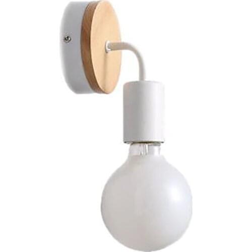 Iron Lampshade Light Decoration E27 Wall Lamp Cover Emergency Night Lights Without Bulb for Cafe,Living Room,Bedroom
