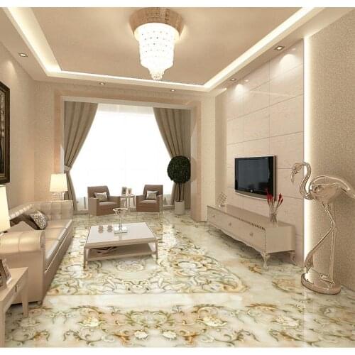 3D floor murals embossed wallpaper 3d photo wallpaper for floor waterproof self-adhesive 3d floor art