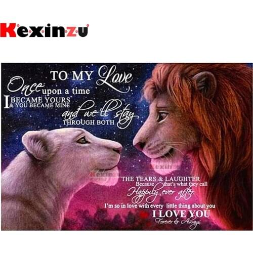 5d DIY Diamond Painting Lion Full Square/round Drill 3d Embroidery Picture Of Rhinestone Mosaic Decor Home Birthday holiday gift