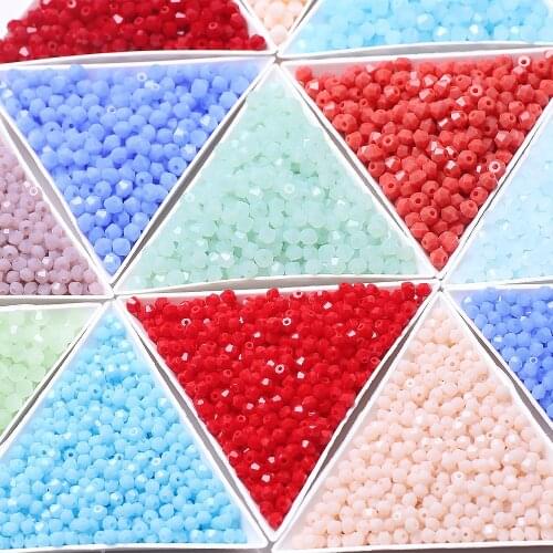 720pcs/bag 5238 Czech Glass Bicone Beads AAA DIY Making Jewelry 4mm Faceted Sharp Crystal Beaded For Costume Jewelry Wholesale
