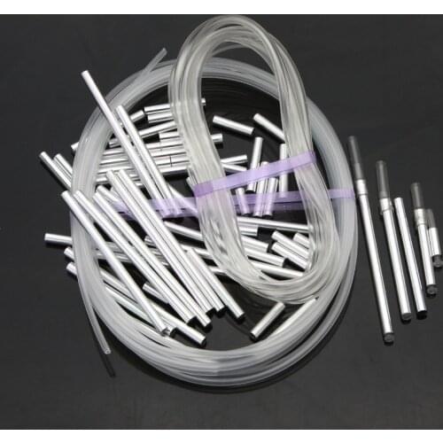 1/8 Inch Aluminum Tubes Fly Tying Materials+Liner Tube+Junction Tubeing-60pcs per pack